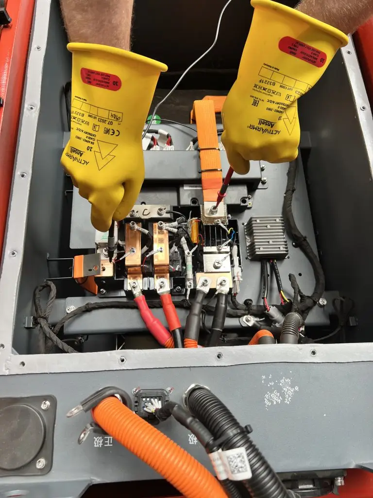 Feststellen Spannungsfreiheit